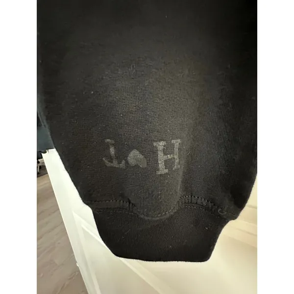 Bride Black Crewneck Personalized Sleeve H <3 T Sweatshirt Women's Sz M - Image 7