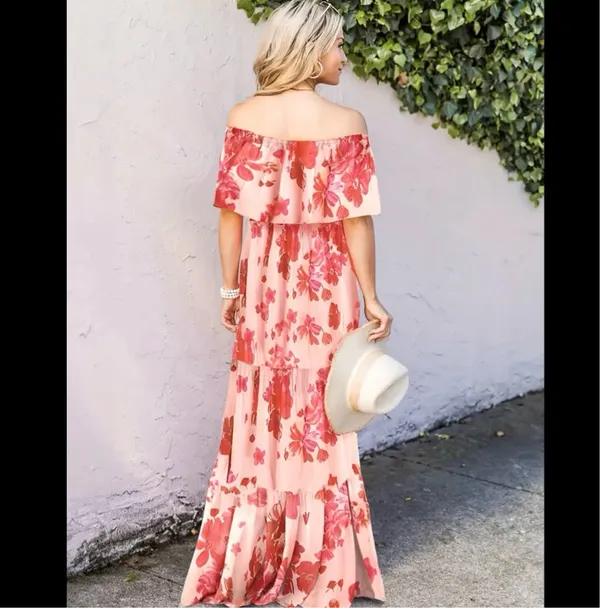 Flower dress Size L - Image 2