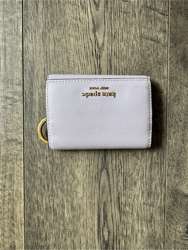 Kate Spade Morgan Mini Trifold Wallet- Lavender Cream - Image 2