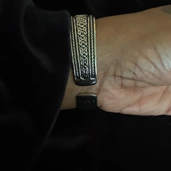 Silver Bangle bracelet watch - Image 6