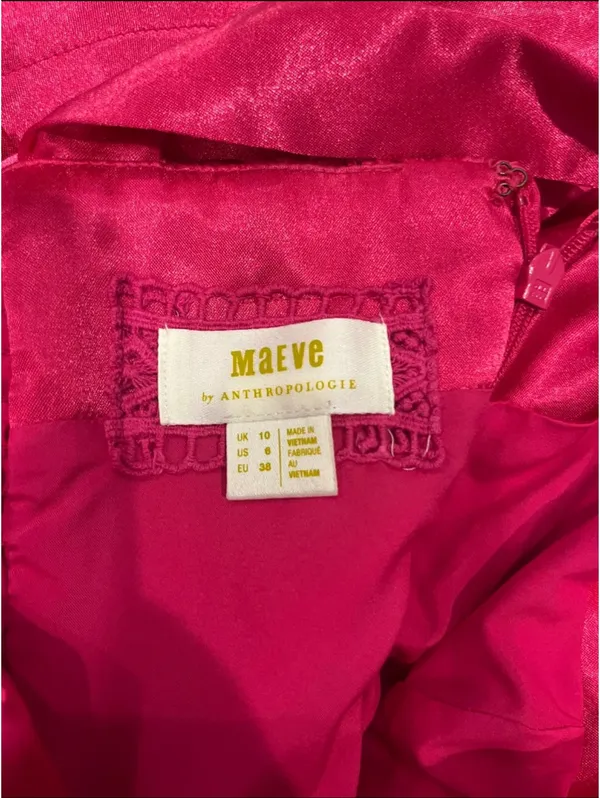 Anthropologie Dress Maeve Pink - Image 3