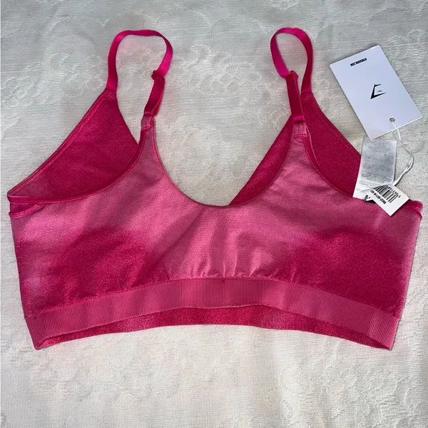 Gymshark pink sports bra - Image 2