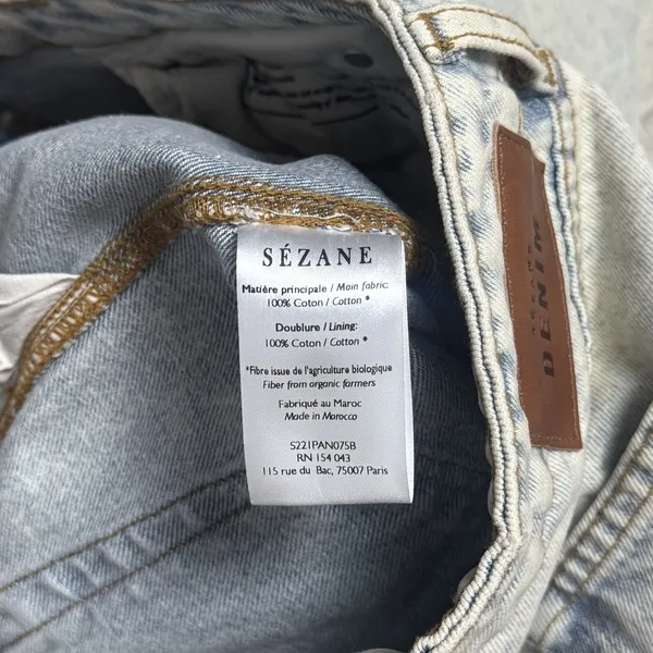 NEW Sezane Denim Brute Sexy The Green Blue Jean Capsule Minimalist Luxury 27 - Image 10