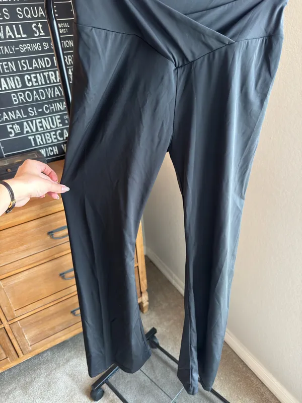 V flared leggings Black Size M - Image 2