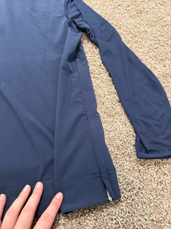 Nike windbreaker quarter zip navy blue  - Image 6