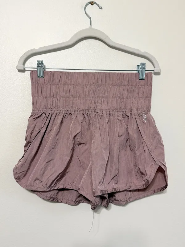FP Movement Free People The Way Home Workout Shorts Moonlight Mauve Size Medium - Image 2