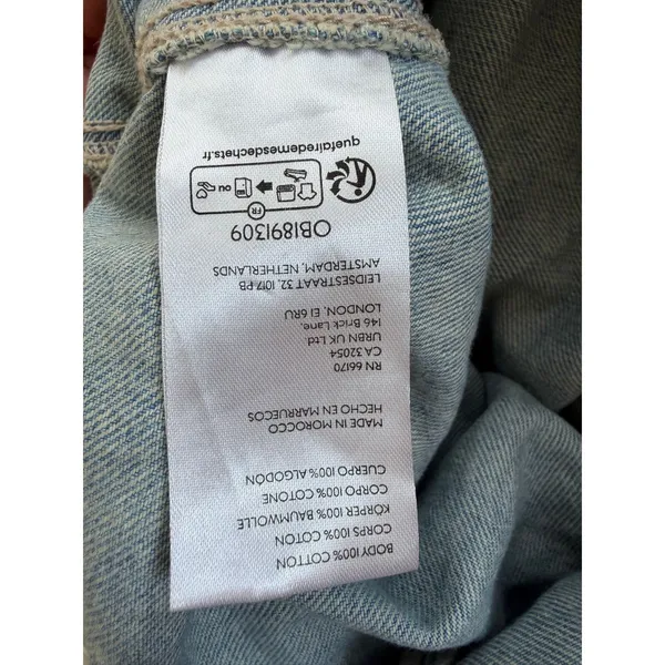We the Free High Roller Railroad Jumpsuit Cotton Overalls Size Small - Image 7