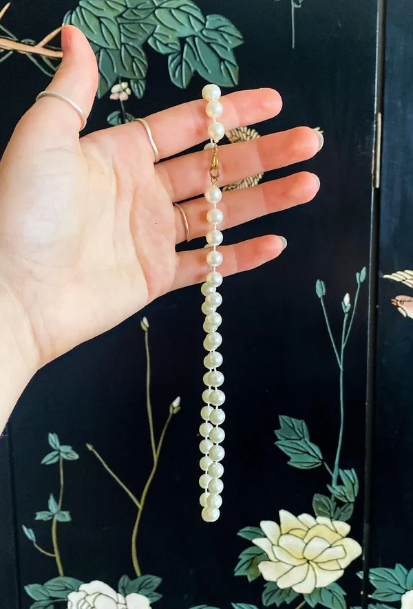 Pearl necklace White - Image 2