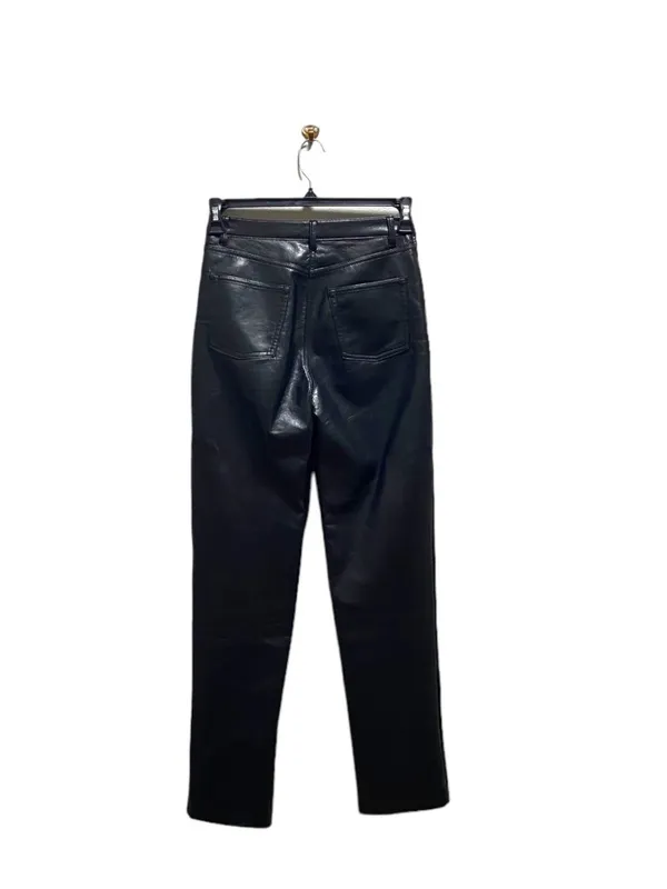 Wilfred Aritzia Melania Faux Leather Pants Black Size 4 Minimalist Classic Sexy - Image 13