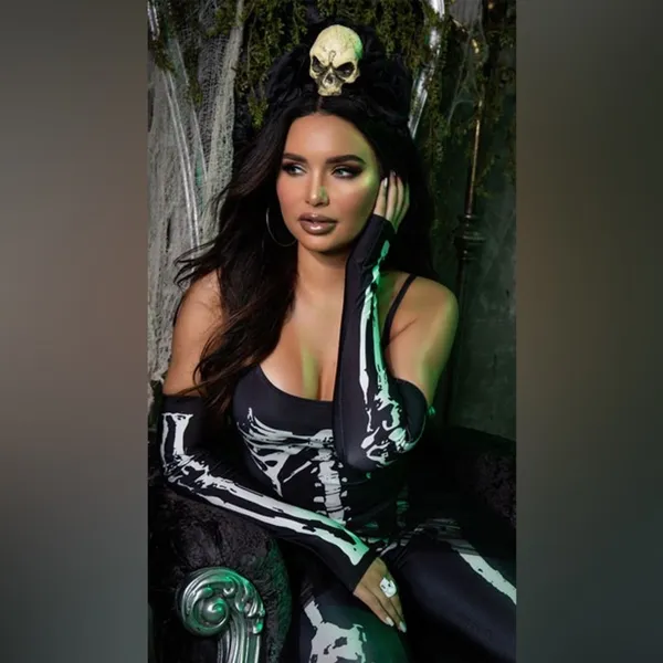NEW Dreamgirl Bare Bones Babe Sexy Skeleton Costume Size Small - Image 9