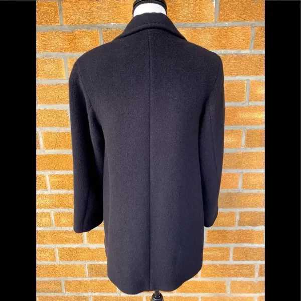 Cinzia rocca alpaca/wool coat size 2 Black - Image 7