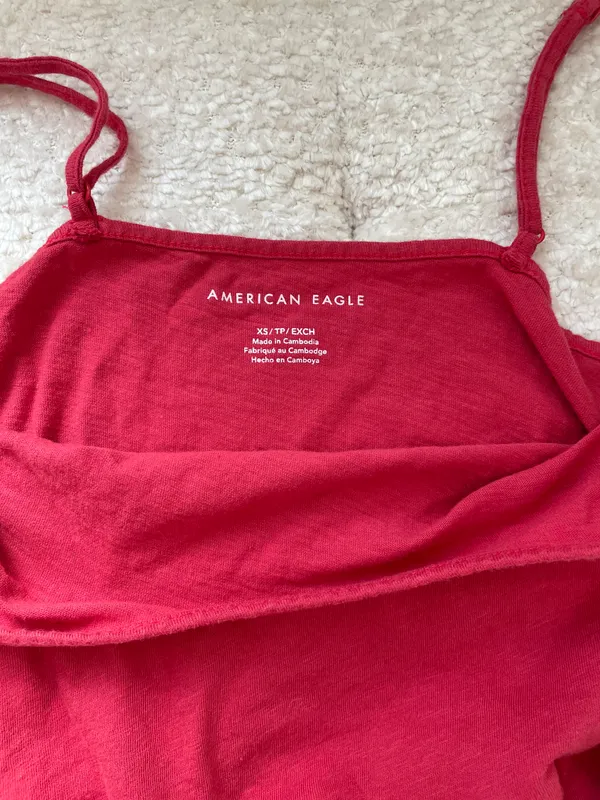 American Eagle red tank top - Image 2