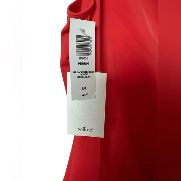 Aritzia Wilfred Perrin One-Piece Swimsuit Maraschino Red Size‎ L - Image 5