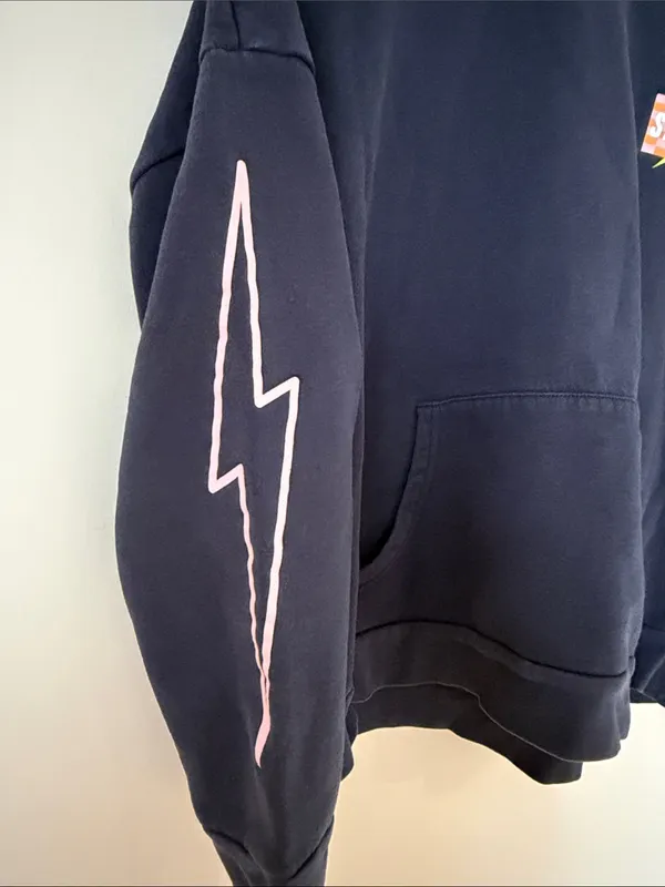 Starfit navy blue hoodie sweatshirt - Image 3