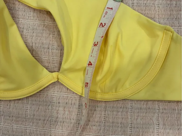 Onia yellow bikini top with tie dye bottoms size Small‎ - Image 6