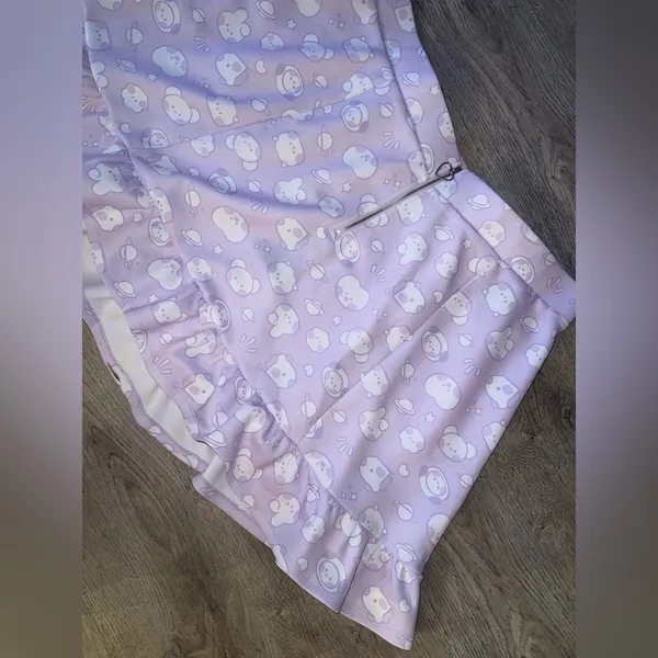 BT21 Pastel Purple Skirt with Ruffle Hem NWD - Image 2