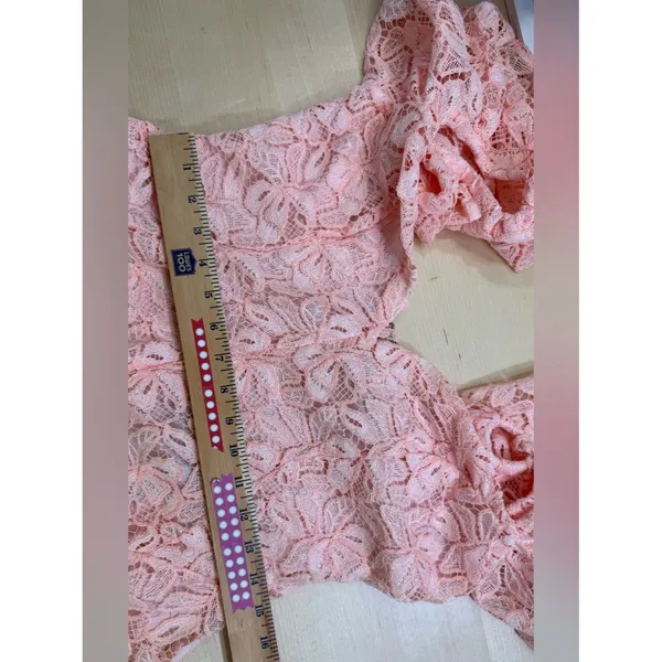 House of CB Verity Impatiens Pink Lace Mini Dress Women’s Size Large TALL - Image 9