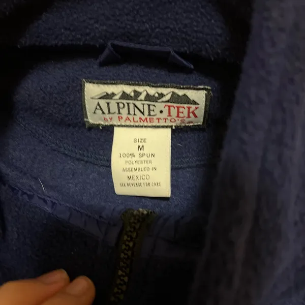 Woman’s Alpine Tek fleece zip up vest by Palmettos size Medium - Image 2