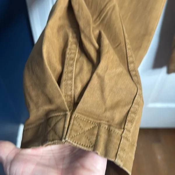 Banana Republic High-Rise Cargo Pant in Camel W1126 Sz 10 - Image 3