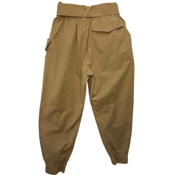 AMUR Lisette Cargo Pant Size Medium Tan Brown‎ Revolve Paper Bag Jogger Luxury - Image 2