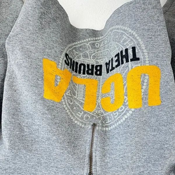 UCLA Fraternity Long Sleeve Cropped Top - Image 2