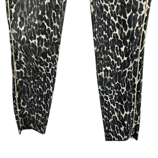 Driftwood Jackie Grey Cheetah Print‎ Jeans Size 26 - Image 6
