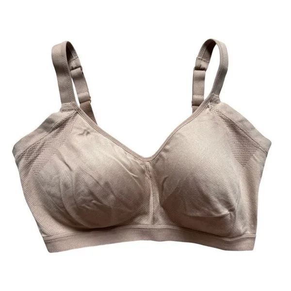 Warners Easy Does It Seamless Stretch Wireless Lightly Lined Comfort Bra - Sz L - Image 2