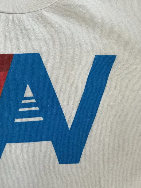 Aviator Nation logo crewneck sweatshirt white small - Image 5