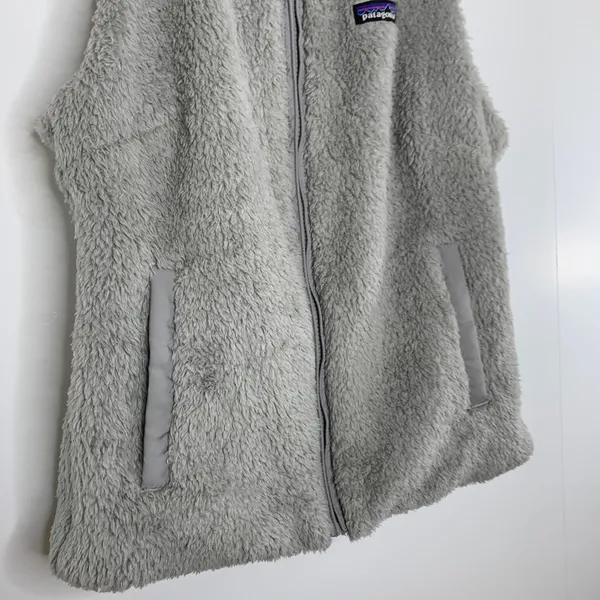 Patagonia Los Gatos Fleece Vest Size Medium Grey Womens Full Zip - Image 7