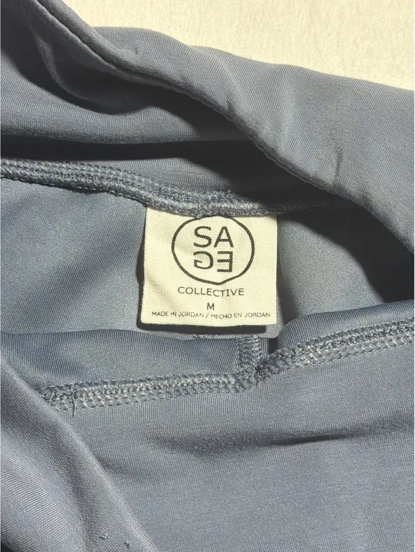 SAGE Collective Women's Medium Gray Jogger Sweatpants - Image 3
