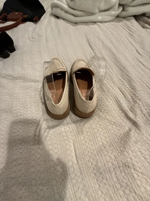 Madewell The Bradley Lugsole Loafer in Leather - Pale Oyster Size 7.5 - Image 2