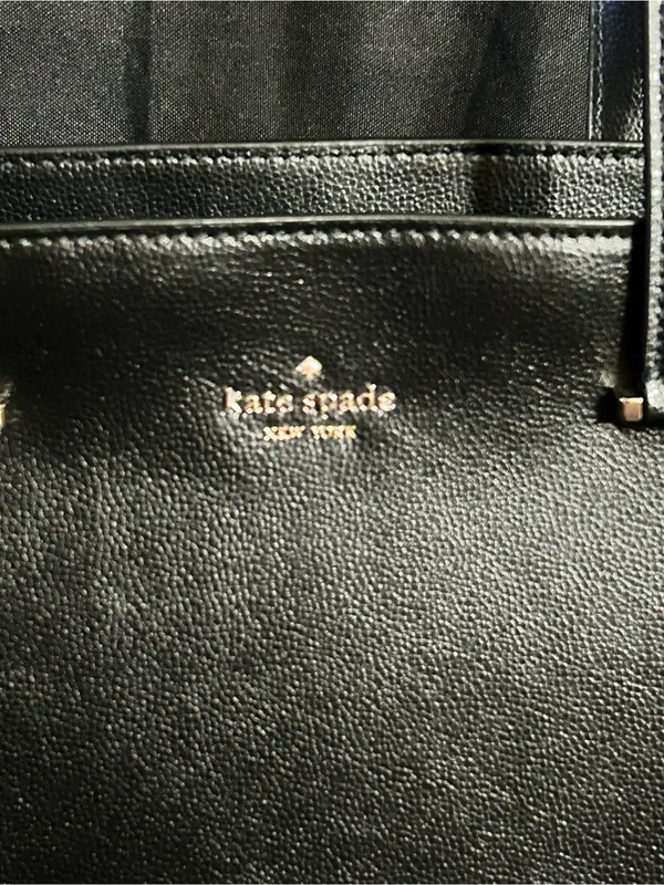 Kate Spade Geraldine Patterson Drive Black Leather Tote Shoulder Bag NWT - Image 6