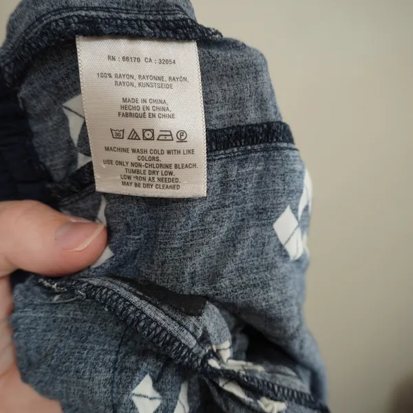 Hei Hei Anthropologie Navy Origami Print‎ Jogger Pants Size Medium Lightweight - Image 10