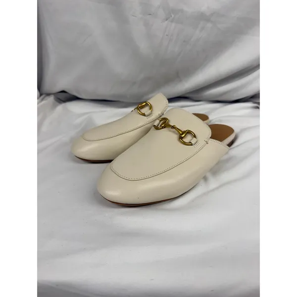 Quince $150 Women's Italian Leather Horsebit Loafer Mule in Bone Sz 7 - Image 2
