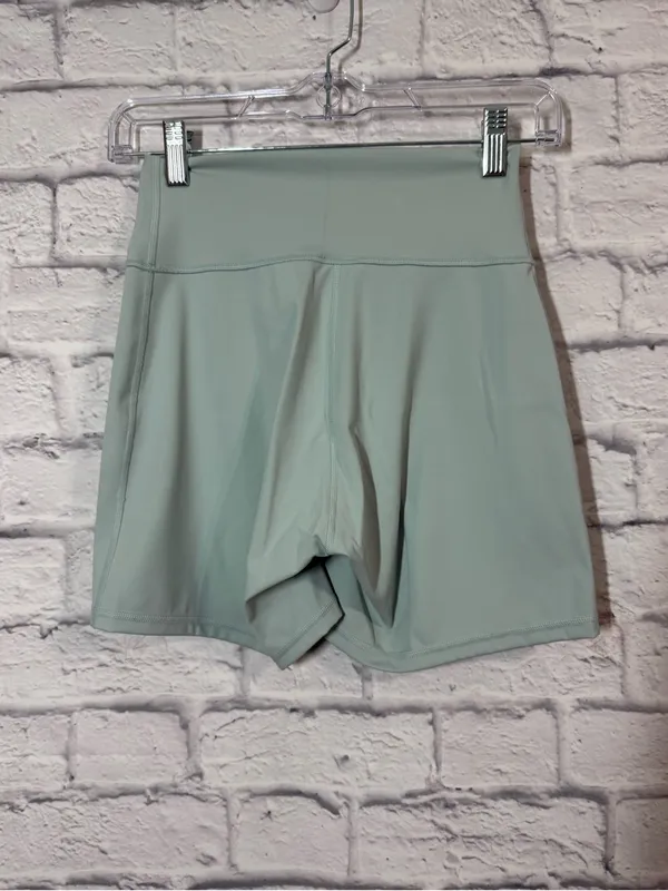 Gymshark Mint Green High-Waist Training Shorts, Medium - Image 2
