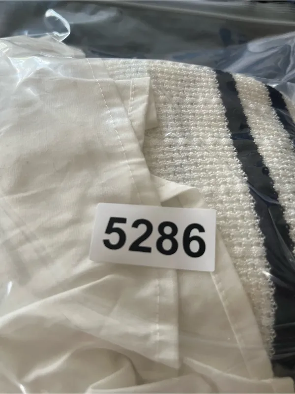 Adrianna Papell Black White Striped Layered Sweater XL Coastal Preppy Business - Image 7