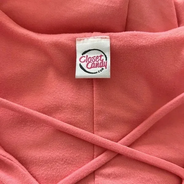 NWT‎ Closet Candy Coral Maxi Dress Sz M - Image 4