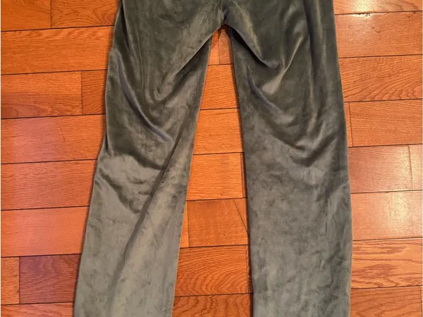 Aerie Dreamy Velour Pants XS Sage Green - Image 6
