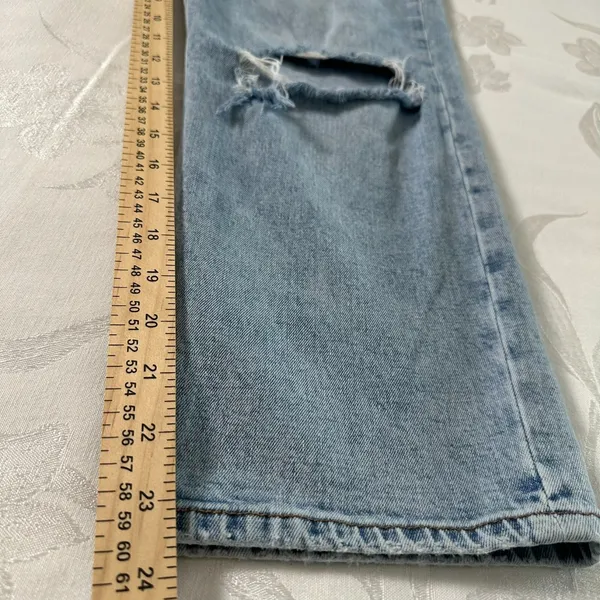 Abercrombie & Fitch Size 30/10 Women The Ankle Straight Ultra Hi Rise Jeans Blue - Image 6