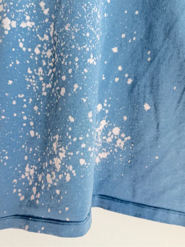 Vans blue off the shoulder bleached tee - Image 6