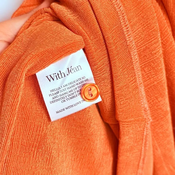 With Jean Andy Dress‎ in Maple Orange XS Blogger Summer Polo LA Spring - Image 7