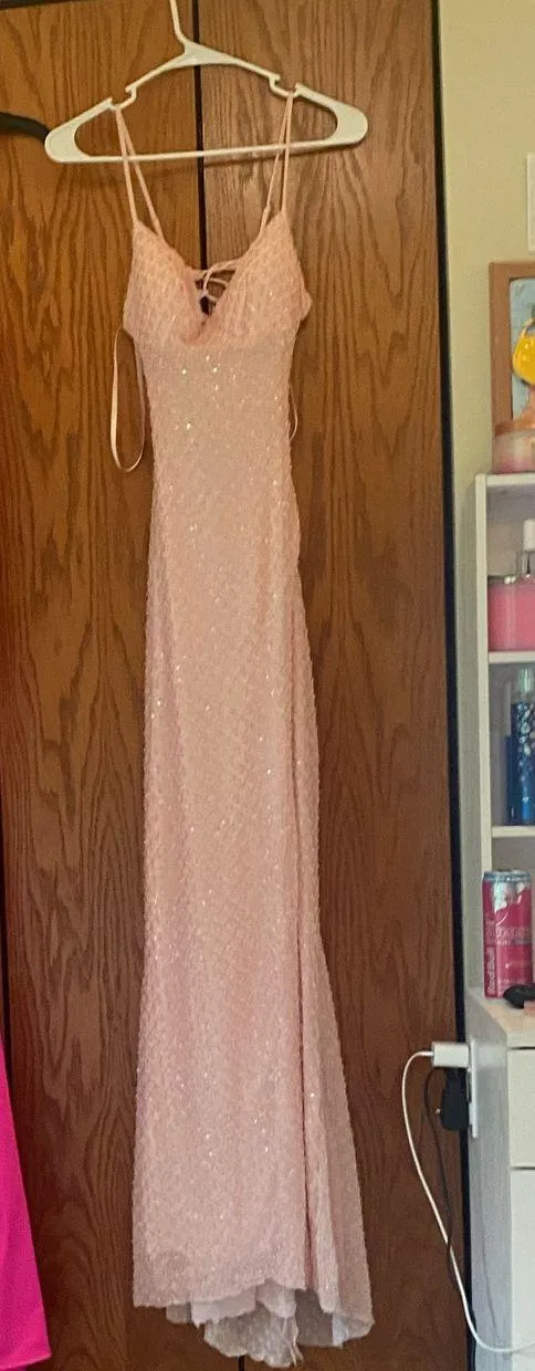 Light pink small Windsor prom dress - Image 2