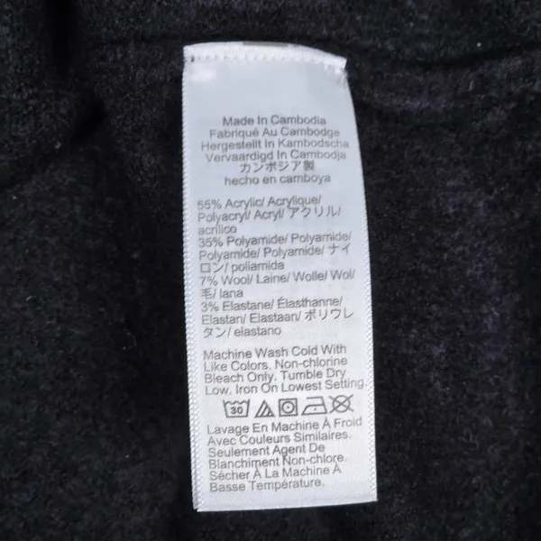 J. Crew Factory Crewneck sweater in extra-soft yarn Black S‎ - Image 4