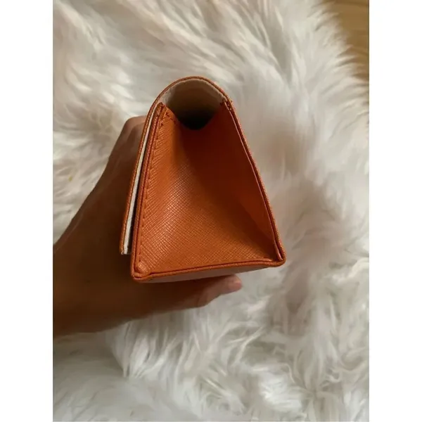 Tory Burch orange sunglasses case - Image 3