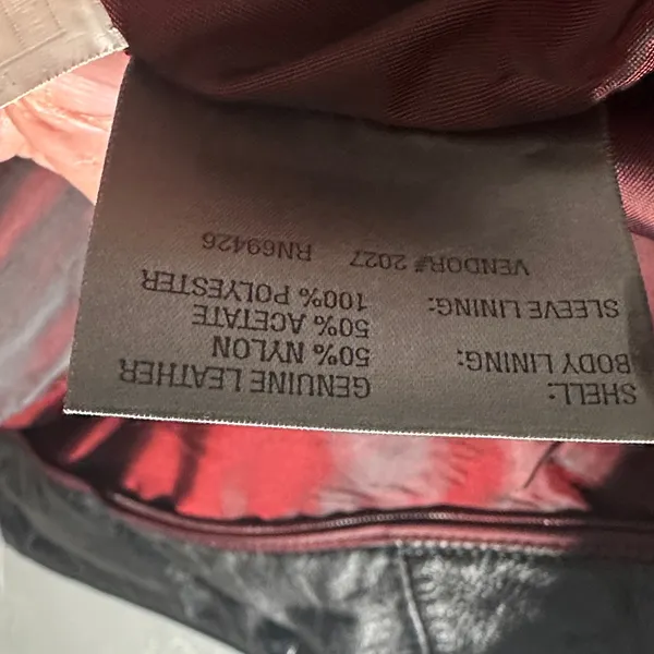 Wilsons Leather ,Genuine Leather Jacket XS – Classic Black, Excellent Condition - Image 3