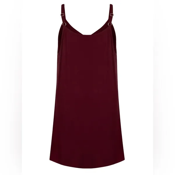 Chama Plus Size Chemise Soft Sexy Sleepwear Pleated Nightgowns Loungewear - Image 5