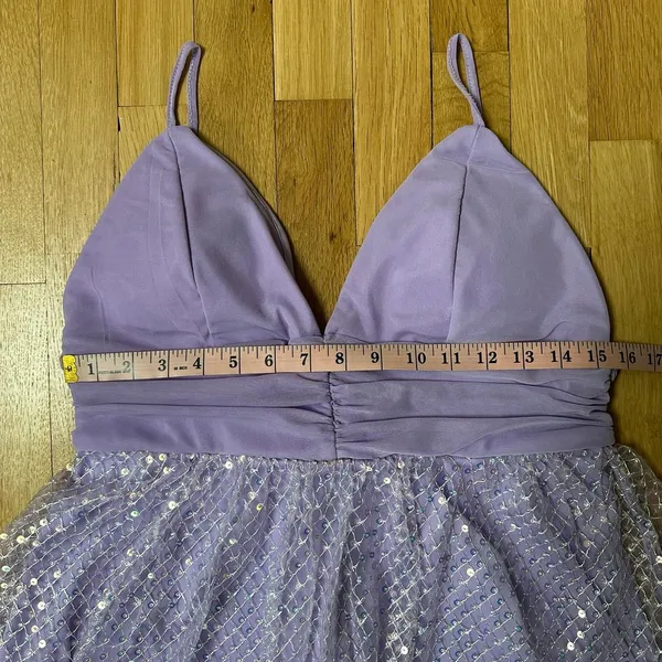 SheIn Purple sequin mini dress - Image 8