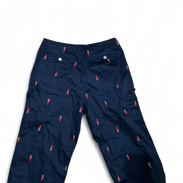 Liz Golf Navy Embroidered Golf Bag Pants - Image 2
