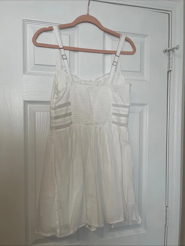White Lace-Trim Skort - Image 2