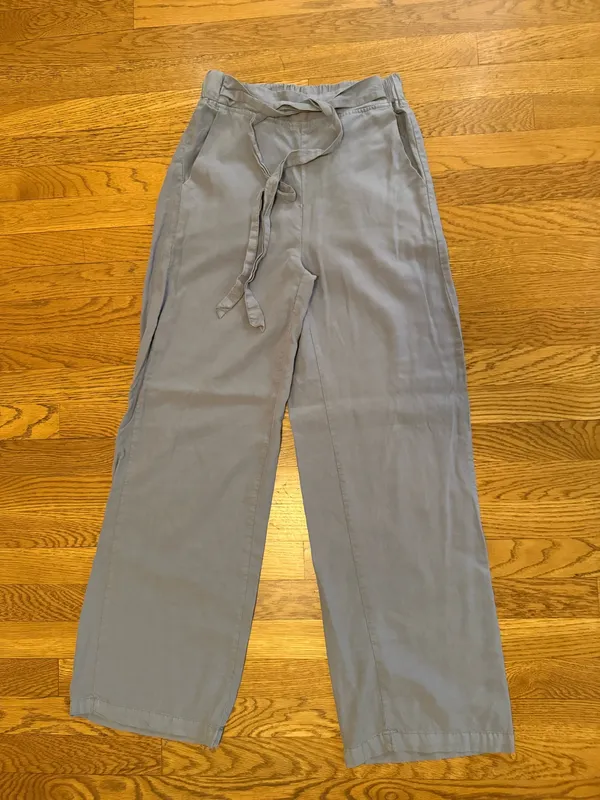 Thread & Supply Light Gray Wide-Leg Pants size XS - Image 5